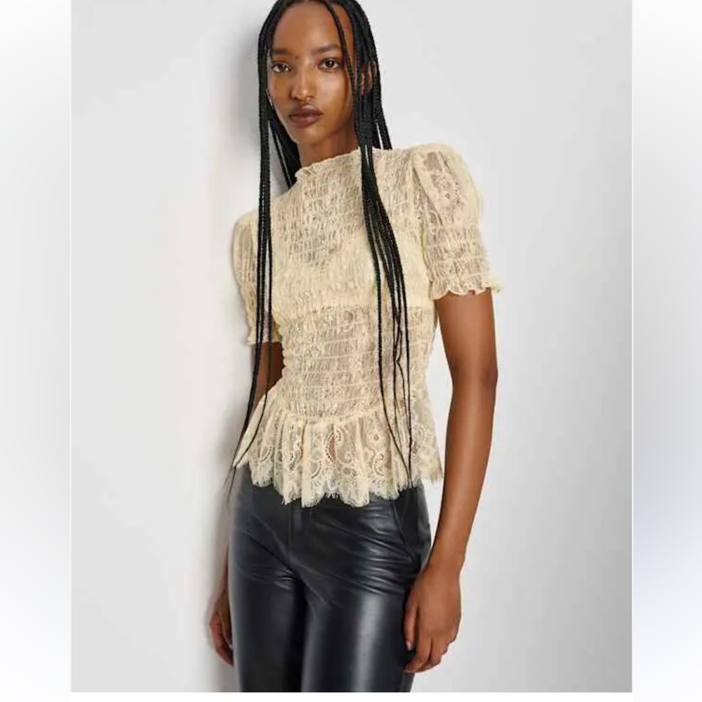 Reformation Aggie Lace  Top